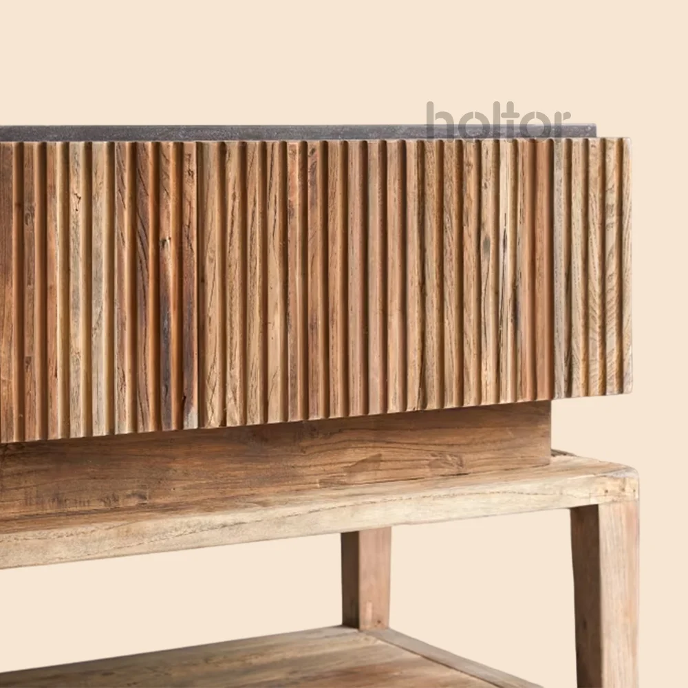 Bangka wood console table (2)